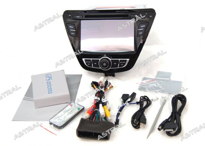 Système de navigation de GPS d'androïde d'Elantra 2014 de lecteur DVD de Hyundai d'autoradio avec le RDS DVR