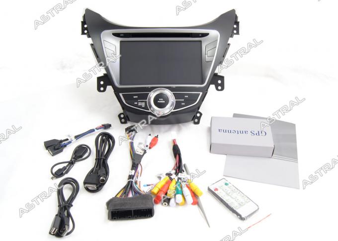 Contrôle androïde TV de volant de navigation de GPS de voiture de lecteur DVD d'OS Elantra Hyundai