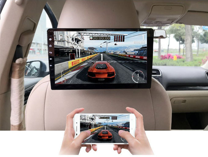 Écart-type visuel audio universel Wifi d'Android GPS Bluetooth de lecteur DVD d'appui-tête de voiture