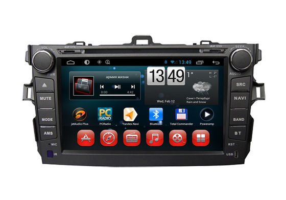 Chine Écart-type d'USB androïde de radio du lecteur DVD SWC TV Bluetooth de voiture de Corolla de navigation de Toyota GPS fournisseur
