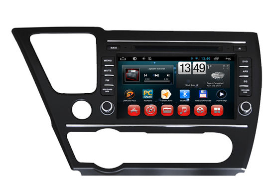 Chine Lecteur DVD androïde de voiture de système de navigation de l'entrée SWC Honda d'appareil-photo pour la berline 2014 civique fournisseur