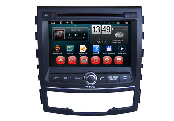 Chine Lecteur DVD androïde 3G WIFI SWC BT de système de navigation de GPS de voiture de Ssangyong Korando fournisseur