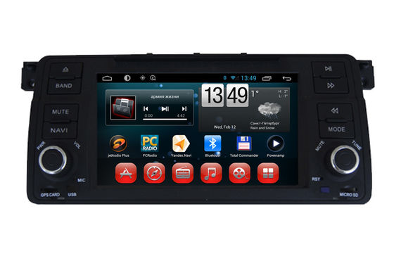 Chine lecteur DVD central de voiture de 3G Wifi HD Multimidia GPS BMW E46 avec le contrôle de volant fournisseur