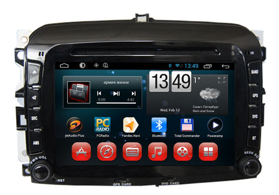 Chine Système de navigation de Fiat d'autoradio 500 iPod 3G DVD GPS Wifi Bluetooth Blue&amp;Me fournisseur