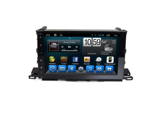 Chine Stéréo 10&quot; de voiture lecteur DVD avec la navigation androïde de GPS de voiture de Bluetooth pour le montagnard de Toyota fournisseur