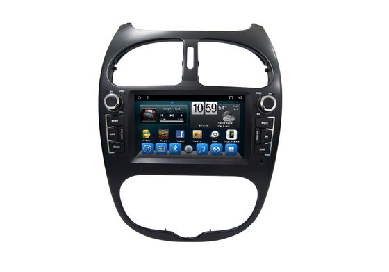 Chine Système de navigation de généralistes de récepteur radioélectrique de FM AM de voiture d'Android pour Peugeot 206 fournisseur