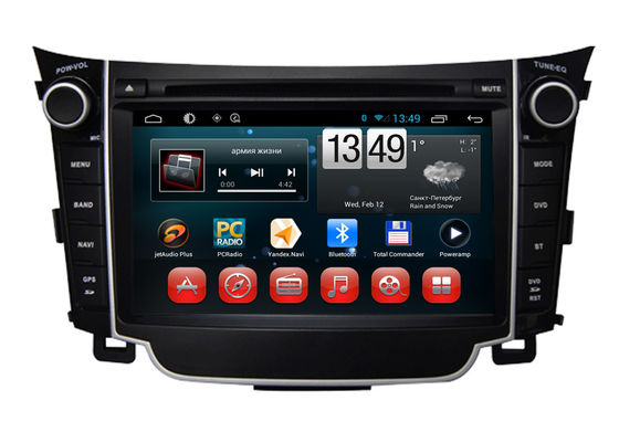 Chine navigation androïde de GPS de lecteur DVD de 1080P HD Hyundai I30 avec Bluetooth/TV/USB fournisseur