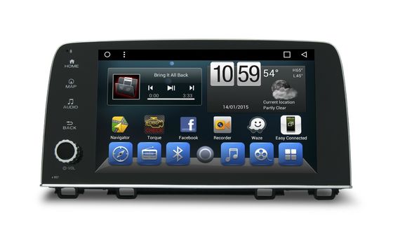 Chine système 2017 d'info-spectacle de navigation de GPS d'écran tactile de 9-Inch Honda CRV Android avec la radio le RDS 4G aux. SIM Carplay fournisseur