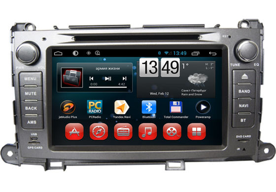 Chine Entrée de caméra de télévision de Sienna DVD Wifi 3G Bluetooth SWC de navigation de Toyota GPS fournisseur